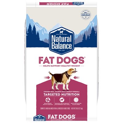 Natural Balance Chien Fat Dogs 2.27 kg